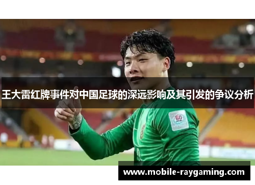 王大雷红牌事件对中国足球的深远影响及其引发的争议分析