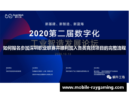 如何报名参加深圳职业联赛并顺利加入各类竞技项目的完整流程