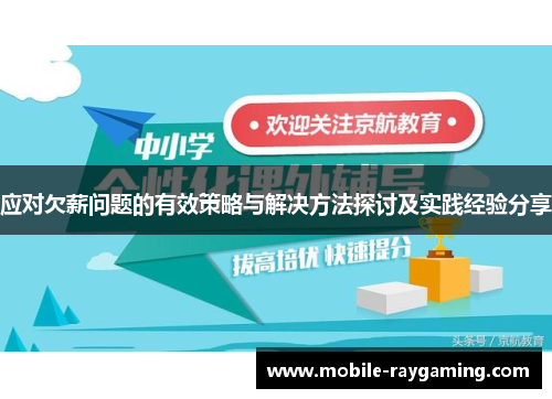 应对欠薪问题的有效策略与解决方法探讨及实践经验分享